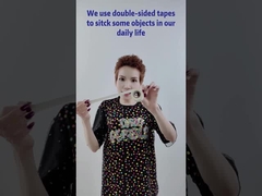 Καλή να τοποθετήσει ιδεών προσωρινή ταινία βαμβακιού εργασίας πλαισιωμένη διπλάσιο χωρίς υπόλειμμα