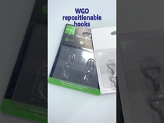 Ο αυτοκόλλητος έντονα τοποθετημένος τοίχος δεν γαντζώνει κανένα υπόλειμμα άφησε 7x7cm