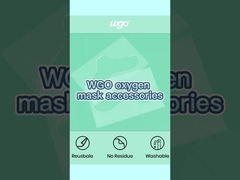 Επαναθέσιμο επαναχρησιμοποιήσιμο κόλλα για μάσκες οξυγόνου