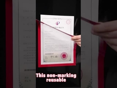 Πλαίσιο επίδειξης σημαδιών μια αυτοκόλλητη τσέπη εγγράφων πλαισίων επίδειξης σημαδιών μονταρισμάτων τοίχων