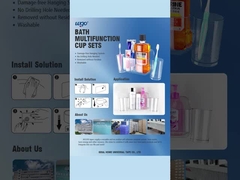 32 εκατοστά πλάτος αυτοκόλλητος κάλυκας για οδοντόβουρτσα WGO κάλυκας οδοντόβουρτσας Wall Suction