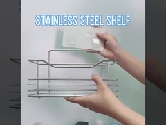 SS201 τοποθετημένο τοίχος ράφι τοίχων κουζινών φόρτωσης ραφιών 10kg αποθήκευσης κουζινών