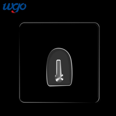WGO αυτοκόλλητος γάντζος παλτών PC σαφής βαρέων καθηκόντων για αδιάβροχος Rustproof λουτρών κουζινών πετσετών παλτών ένωσης
