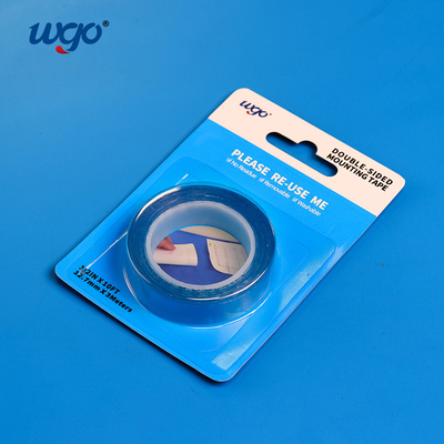 Washable σαφής κολλώδης διπλή πλαισιωμένη να τοποθετήσει γραφείων ταινία Repositionable μετακινούμενο
