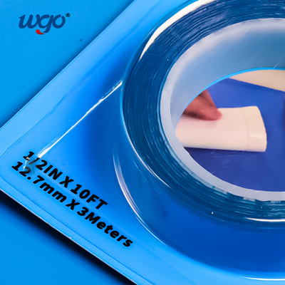 Washable σαφής κολλώδης διπλή πλαισιωμένη να τοποθετήσει γραφείων ταινία Repositionable μετακινούμενο