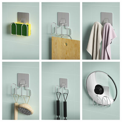 Ελεύθερα αυτοκόλλητα τοποθετημένα φλούδα και ραβδί κατόχων βουρτσών σφουγγαριών ζημίας