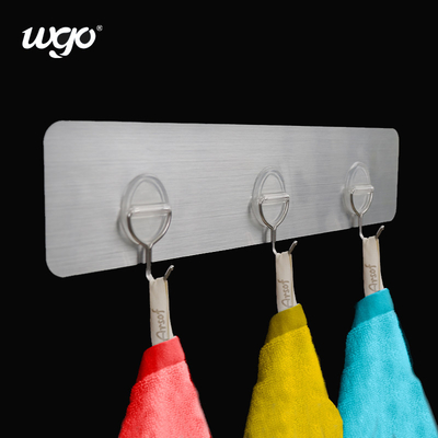 SS304 τοποθετημένος τοίχος γάντζος PVC Stickey για τις κρεμάστρες παλτών ενδυμάτων και τους διοργανωτές