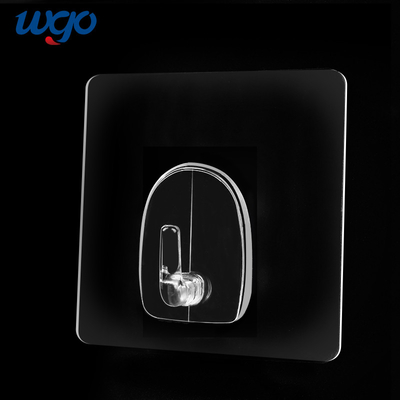 Μόνοι κολλώδεις γάντζοι 80x80mm τοίχων λουτρών PVC ρουλεμάν Diametre 5kg