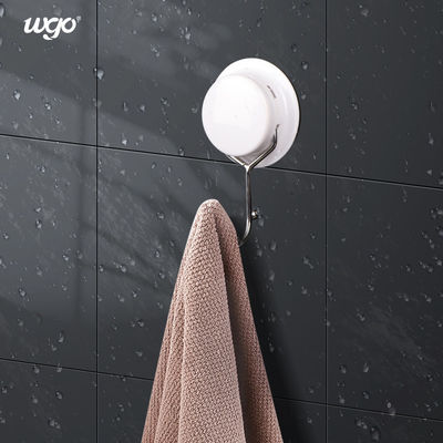 Κανένας άσπρος γάντζος φλυτζανιών αναρρόφησης υπολειμμάτων, βαρέων καθηκόντων γάντζοι πετσετών κόλλας σιλικόνης