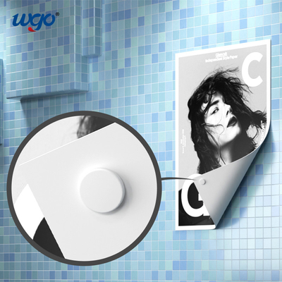 Washable αυτοκόλλητα σημεία αυτοκόλλητων ετικεττών WGO Restickable χωρίς μαξιλάρι πηκτωμάτων υπολειμμάτων