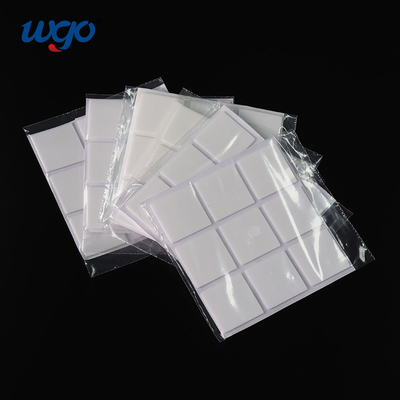 15mm Restickable gummy κόλλας σημείων τετράγωνο ταινιών ταινιών σαφές διπλό πλαισιωμένο